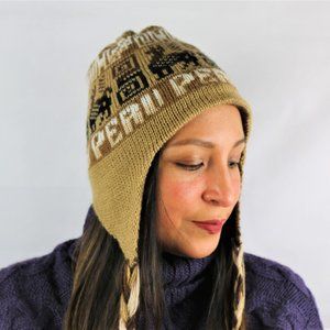 Alpaca Hand-Knitted Hat "Chuyo"